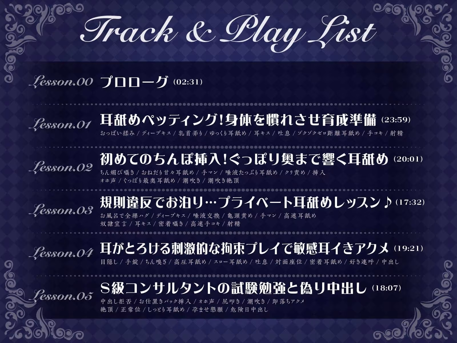 【耳舐め慣れしている人に聴いて欲しい】耳舐めコンサルタントがあなたの耳を敏感名器に徹底開発！3〜舐め奴○育成編〜