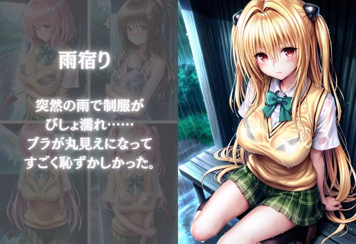 雨宿りの濡れ透け制服美少女を自宅で犯した話〜Vol.1〜