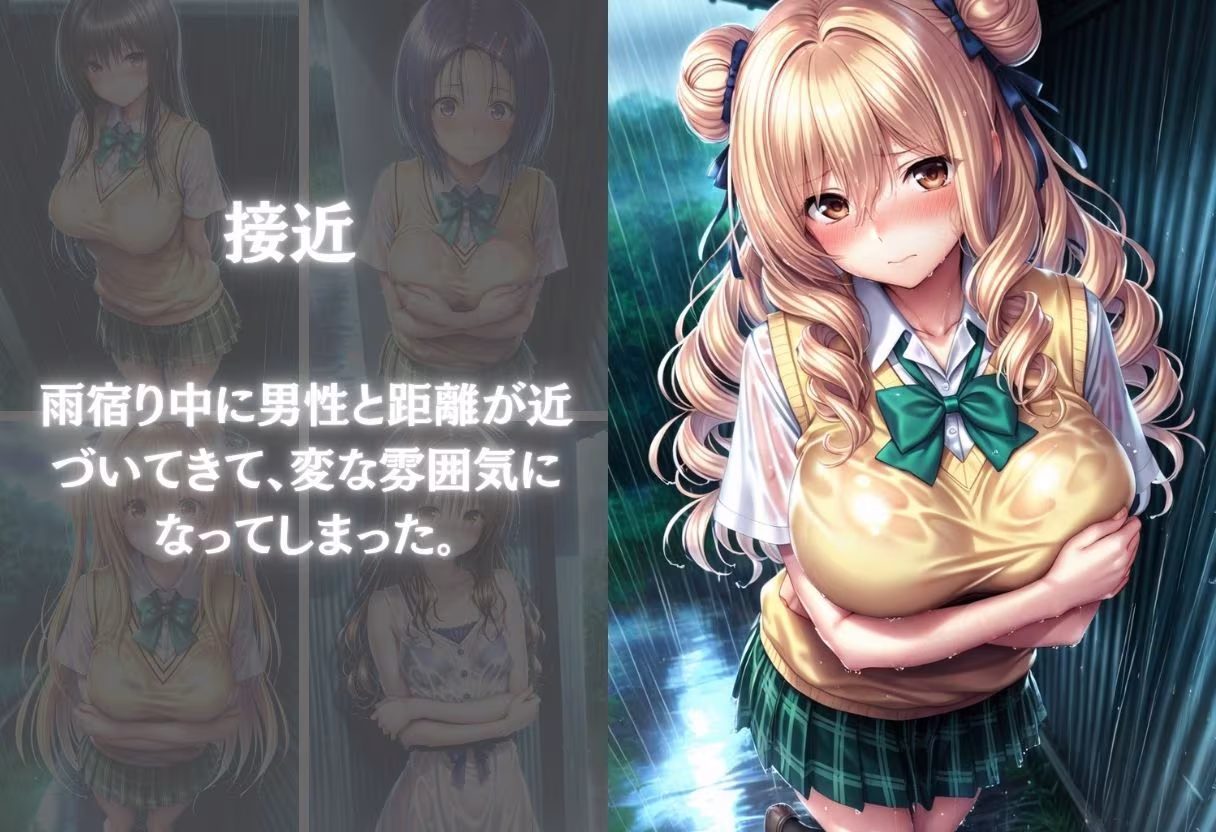 雨宿りの濡れ透け制服美少女を自宅で犯した話〜Vol.1〜