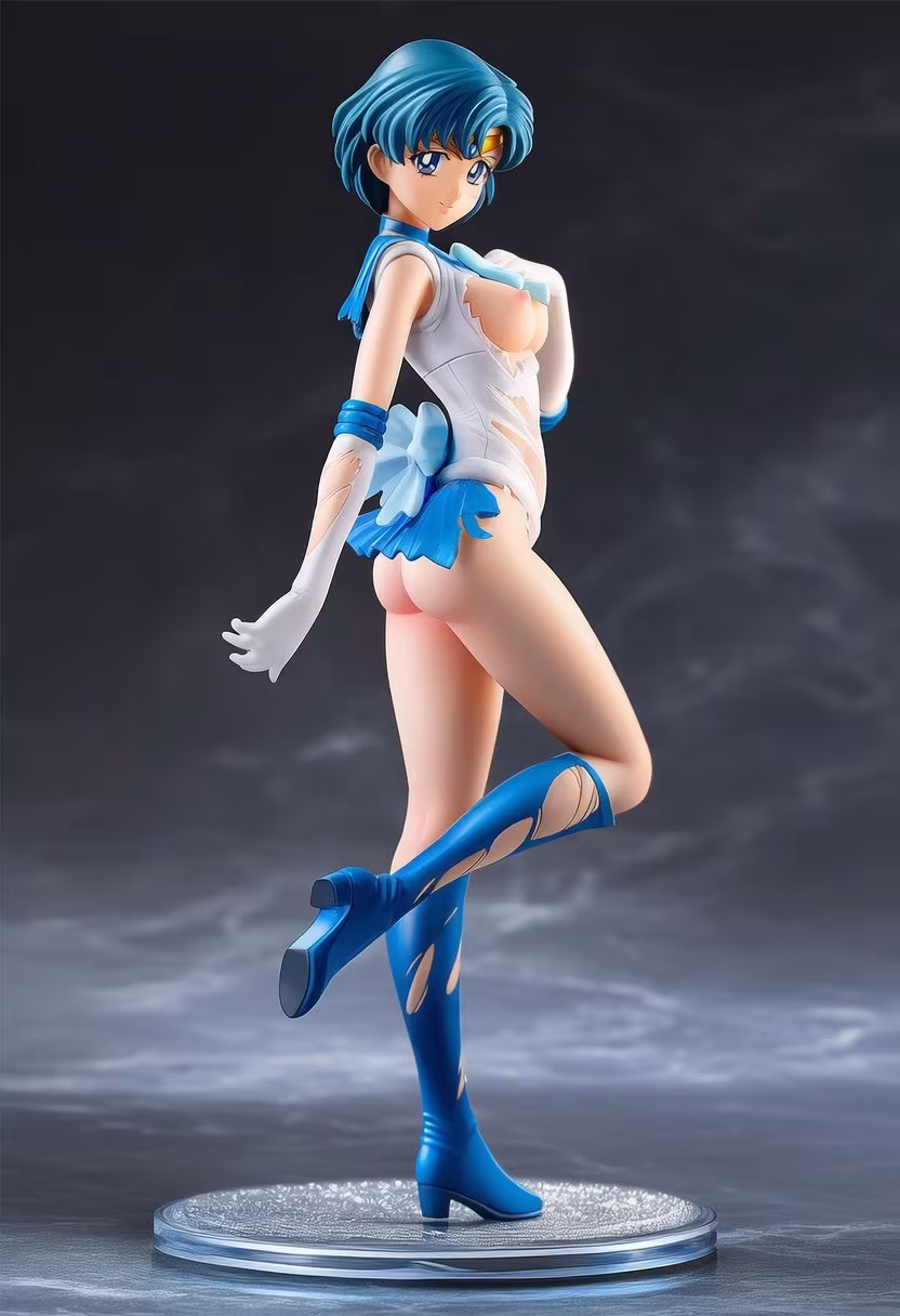 美●女戦士フィギュア敗北
