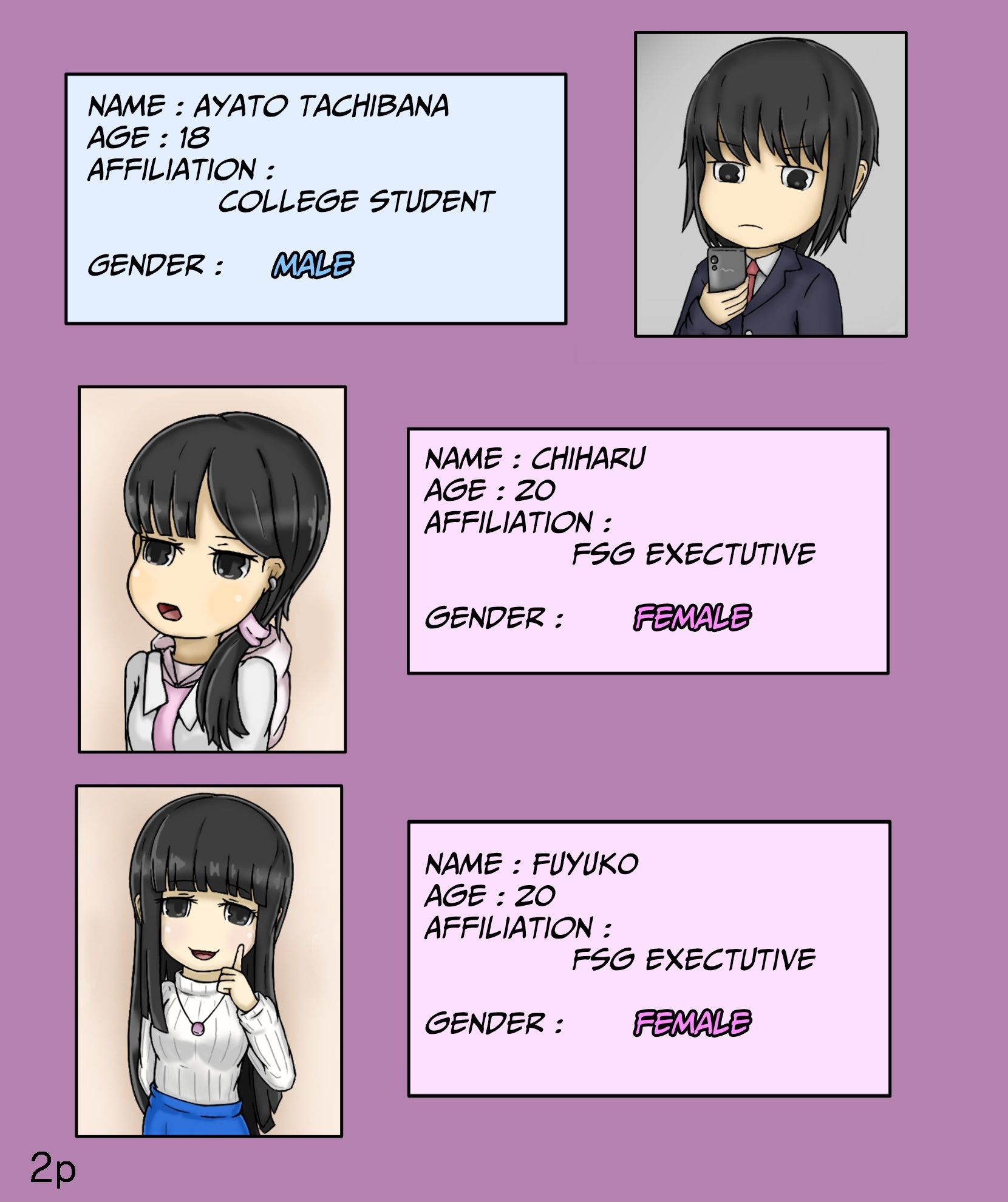 【Girls world side FSG 】【Girls world side FSG＋】ENG ver. Two-piece set