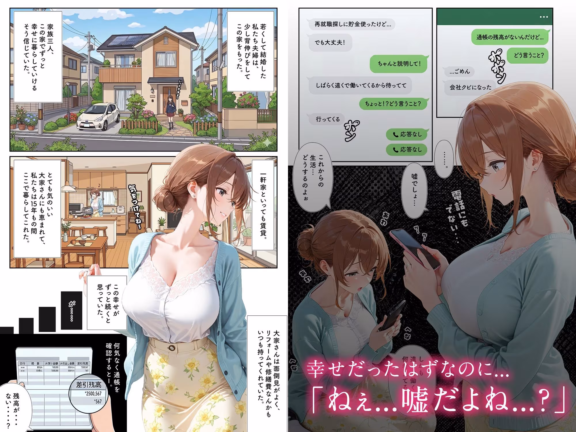店子の人妻は雌になる