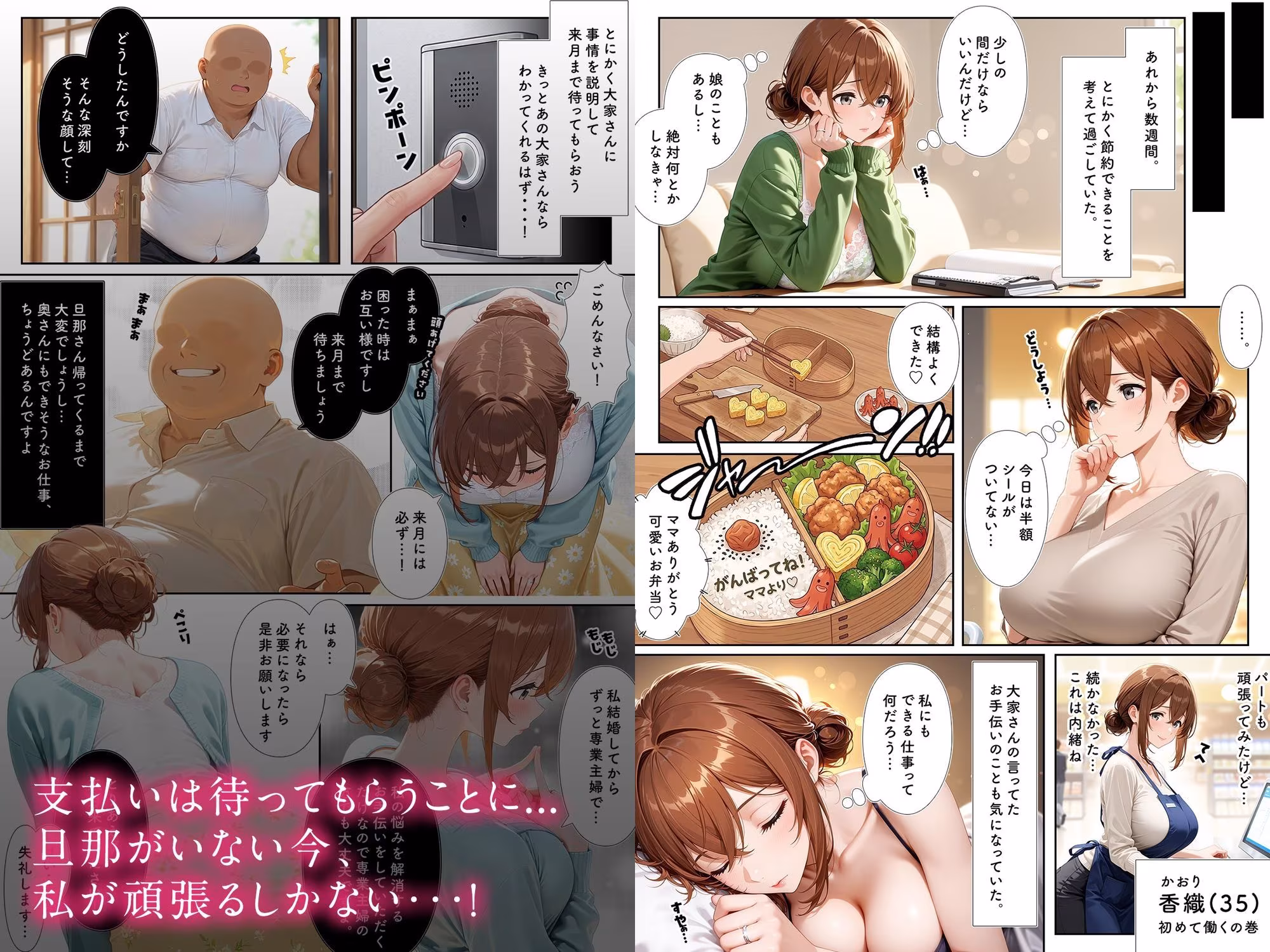 店子の人妻は雌になる