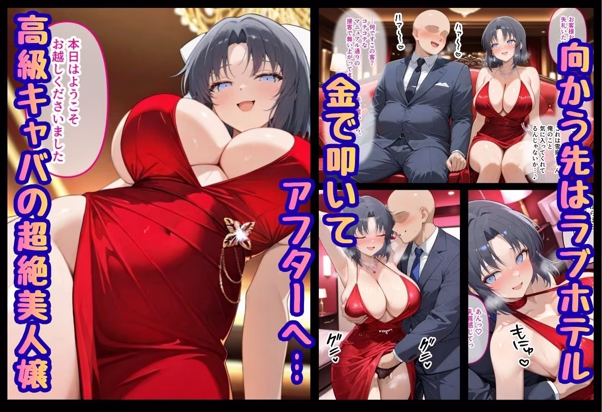 巨根依存症になったキャバ嬢 〜お高い女をハメまくって無料ペットにする〜  閃乱カグラ 雪〇編