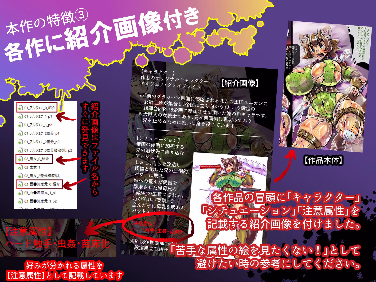 ハードコア率94％！！！ 〜ドアノッカー Skeb他作品画集 2023-2024〜