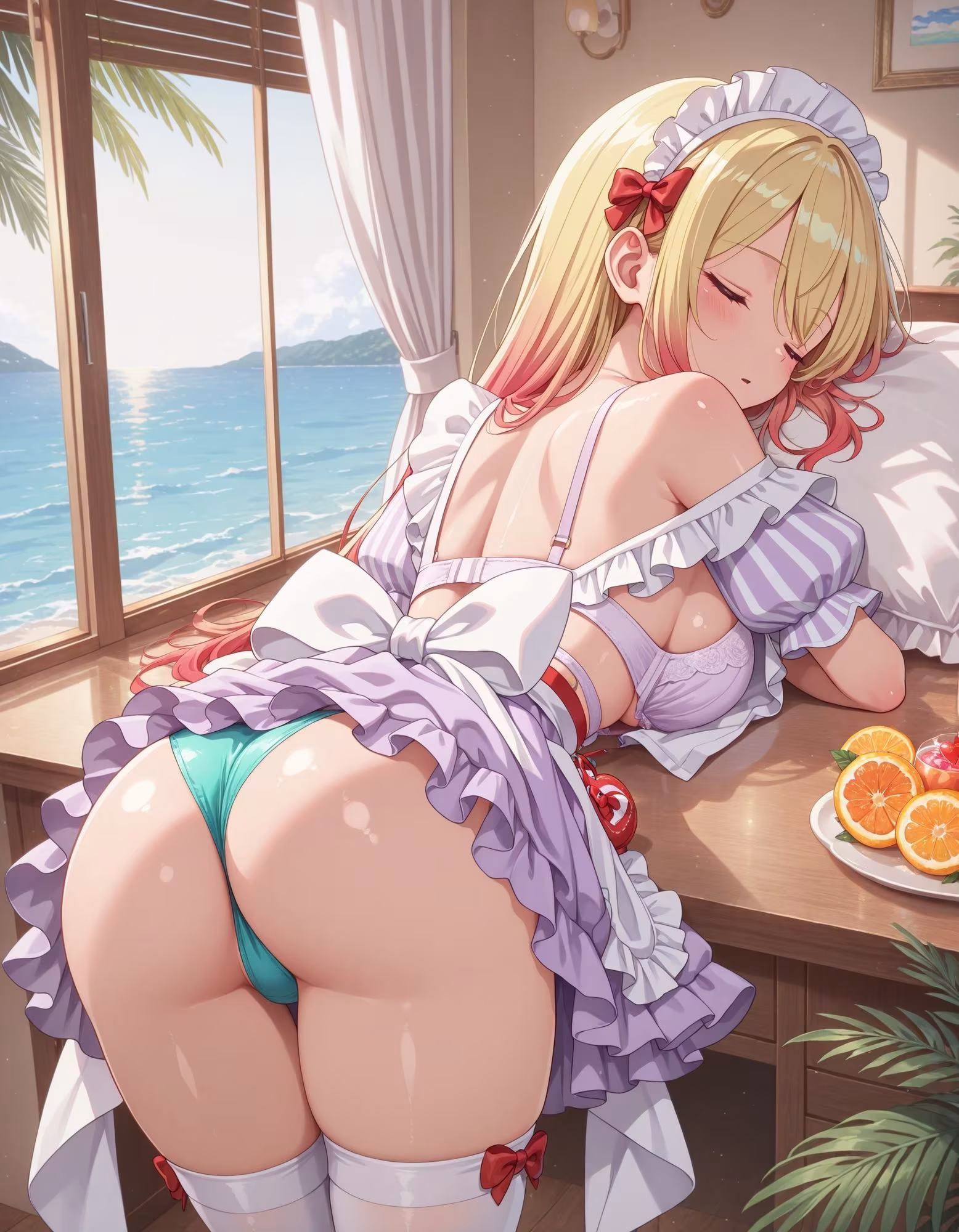 メイドのパンチラ6