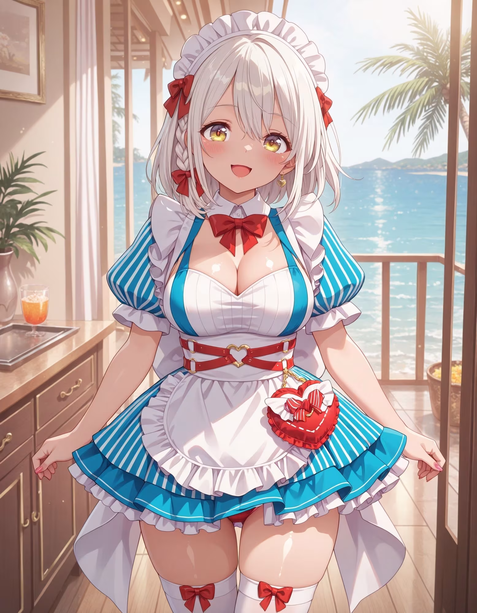 メイドのパンチラ6