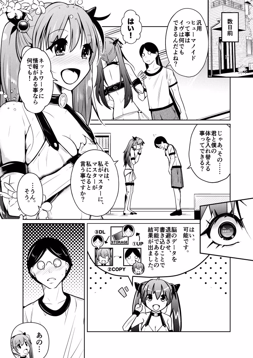 従順すぎるヒューマノイドに身体交換をお願いしたら、普通に受け入れられてしまった話