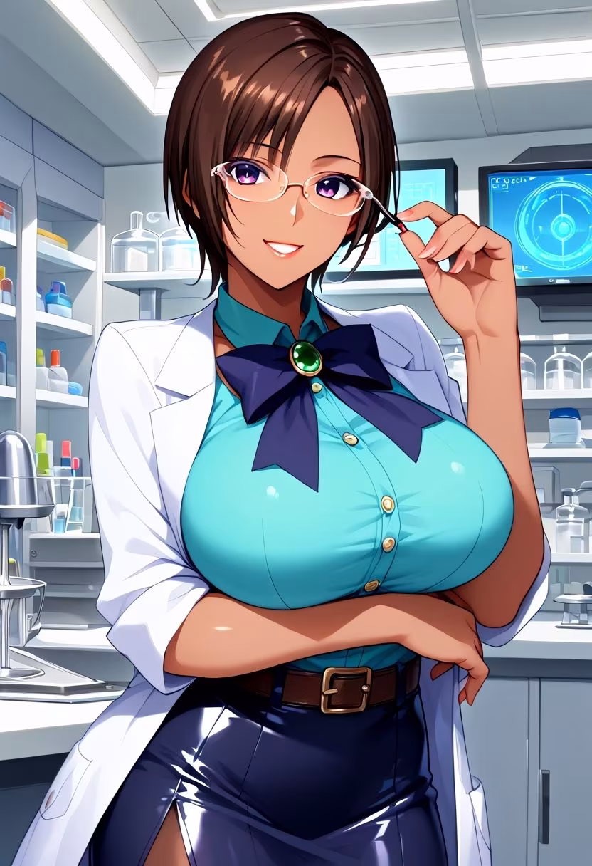 AIさんに描いてもらった魅力的なサンプル採取する研究員さん