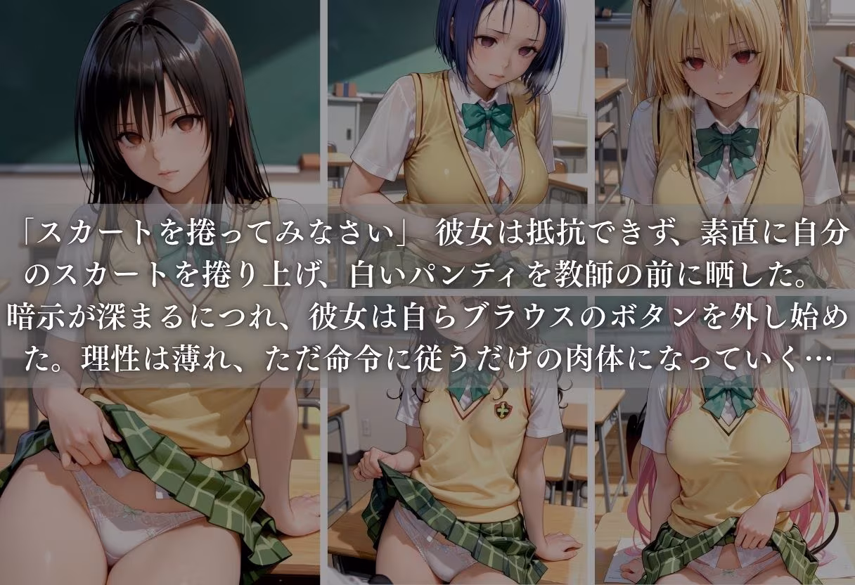 キモ教師の催●肉便器化計画 ー優等生女子○生が教室で完全快楽堕ち-