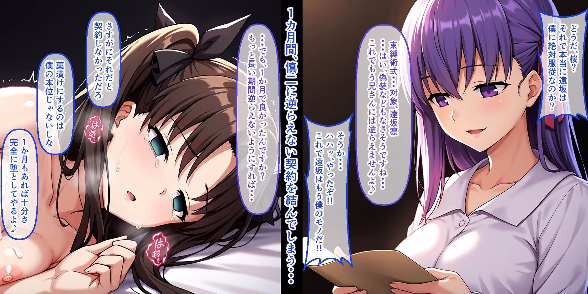 慎二に寝取られ堕ちる凛 〜こいつ、もう僕の女だから〜