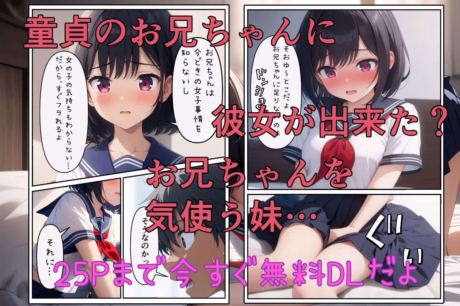 実はブラコンな妹をSEXの練習台にしちゃった件