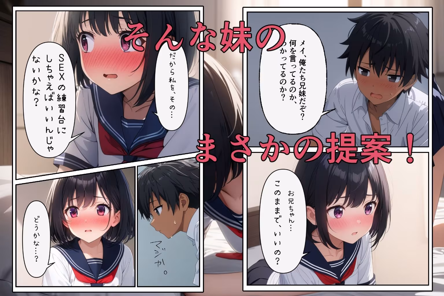 実はブラコンな妹をSEXの練習台にしちゃった件