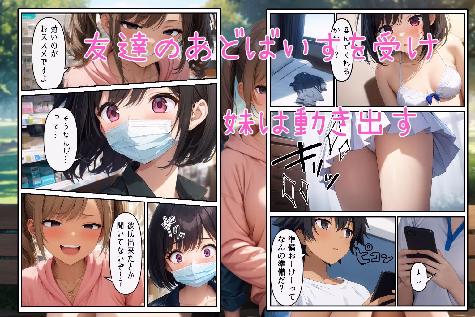 実はブラコンな妹をSEXの練習台にしちゃった件