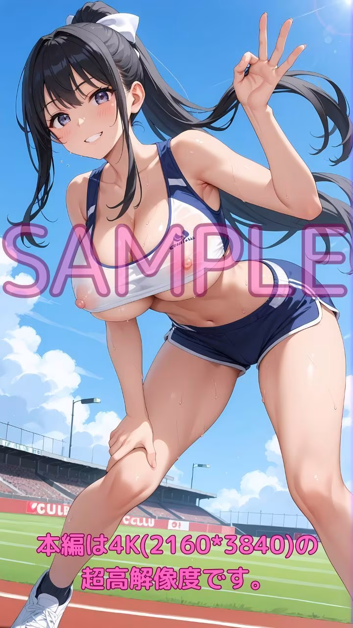 汗まみれ発情巨乳陸上部女子の引き締まったま○こを、俺の秘密のトレーニングで理性崩壊まで中出し！犯しまくり！