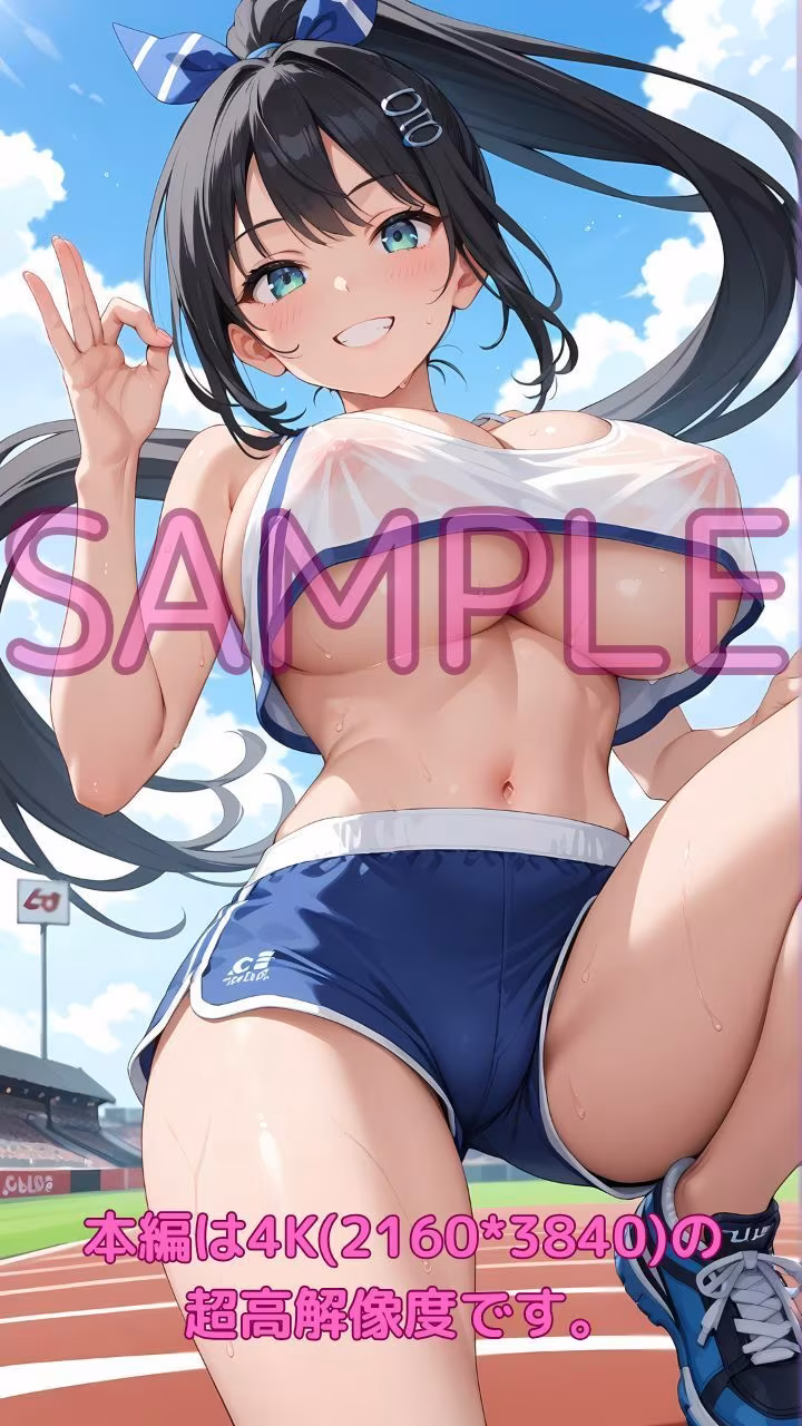 汗まみれ発情巨乳陸上部女子の引き締まったま○こを、俺の秘密のトレーニングで理性崩壊まで中出し！犯しまくり！