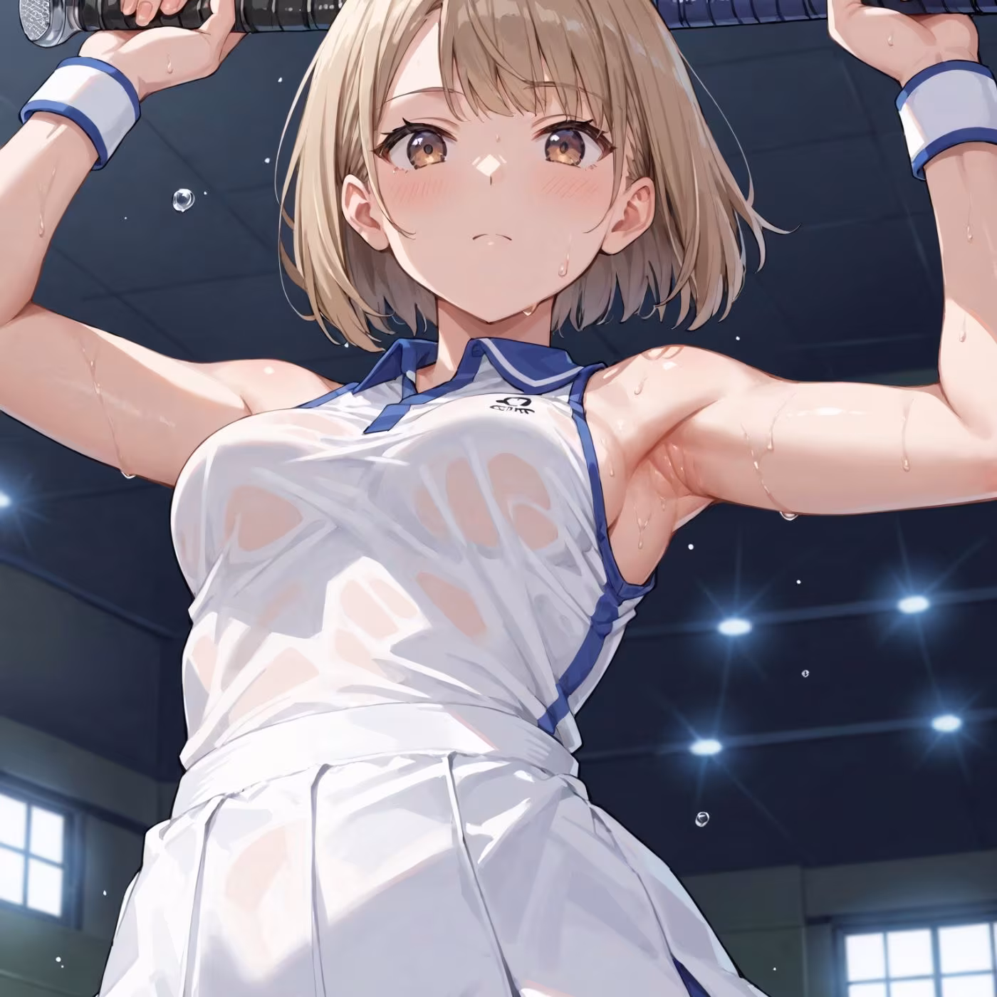 学園性活！ユニフォームに滲む汗 テニス部の本気がエロい4【汗かく美少女の厳選CG263枚収録】スマホ向け