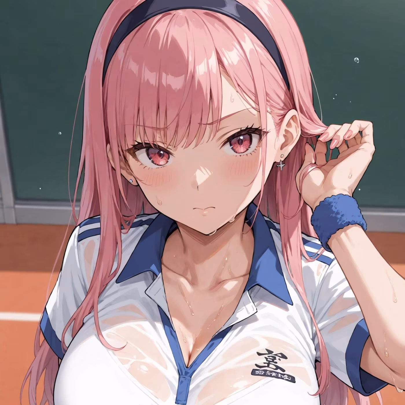 学園性活！ユニフォームに滲む汗 テニス部の本気がエロい4【汗かく美少女の厳選CG263枚収録】スマホ向け