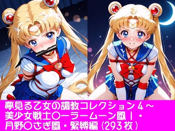 夢見る乙女の調教コレクション4〜美少女戦士〇ーラームーン風1・月野〇さぎ風・緊縛編