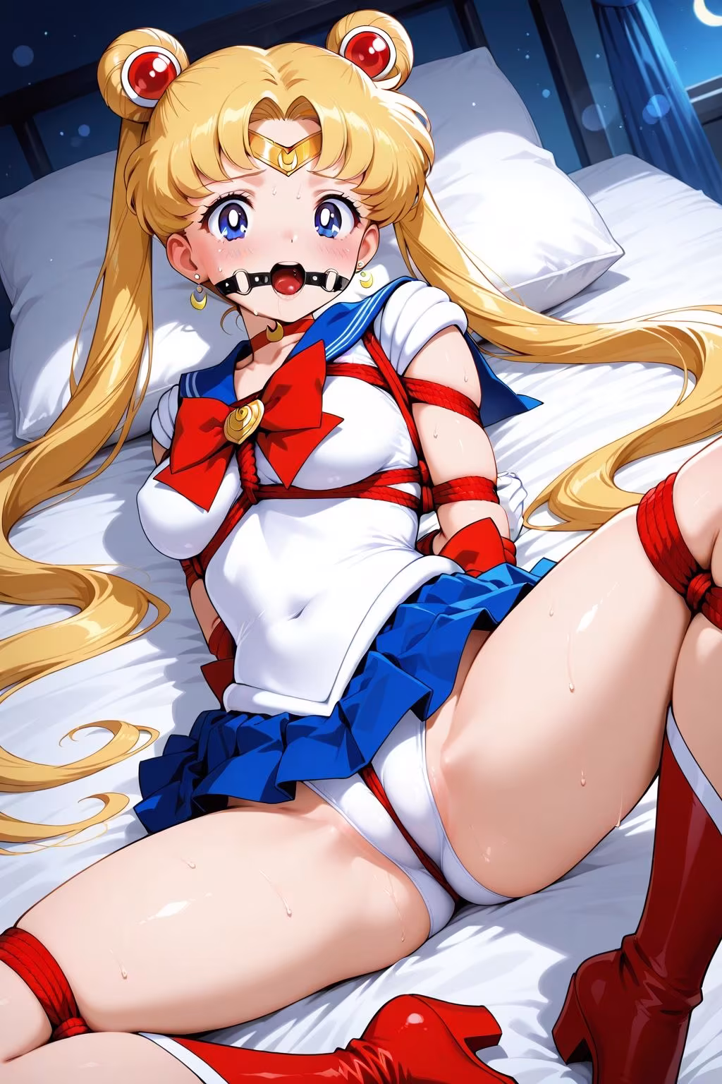夢見る乙女の調教コレクション4〜美少女戦士〇ーラームーン風1・月野〇さぎ風・緊縛編