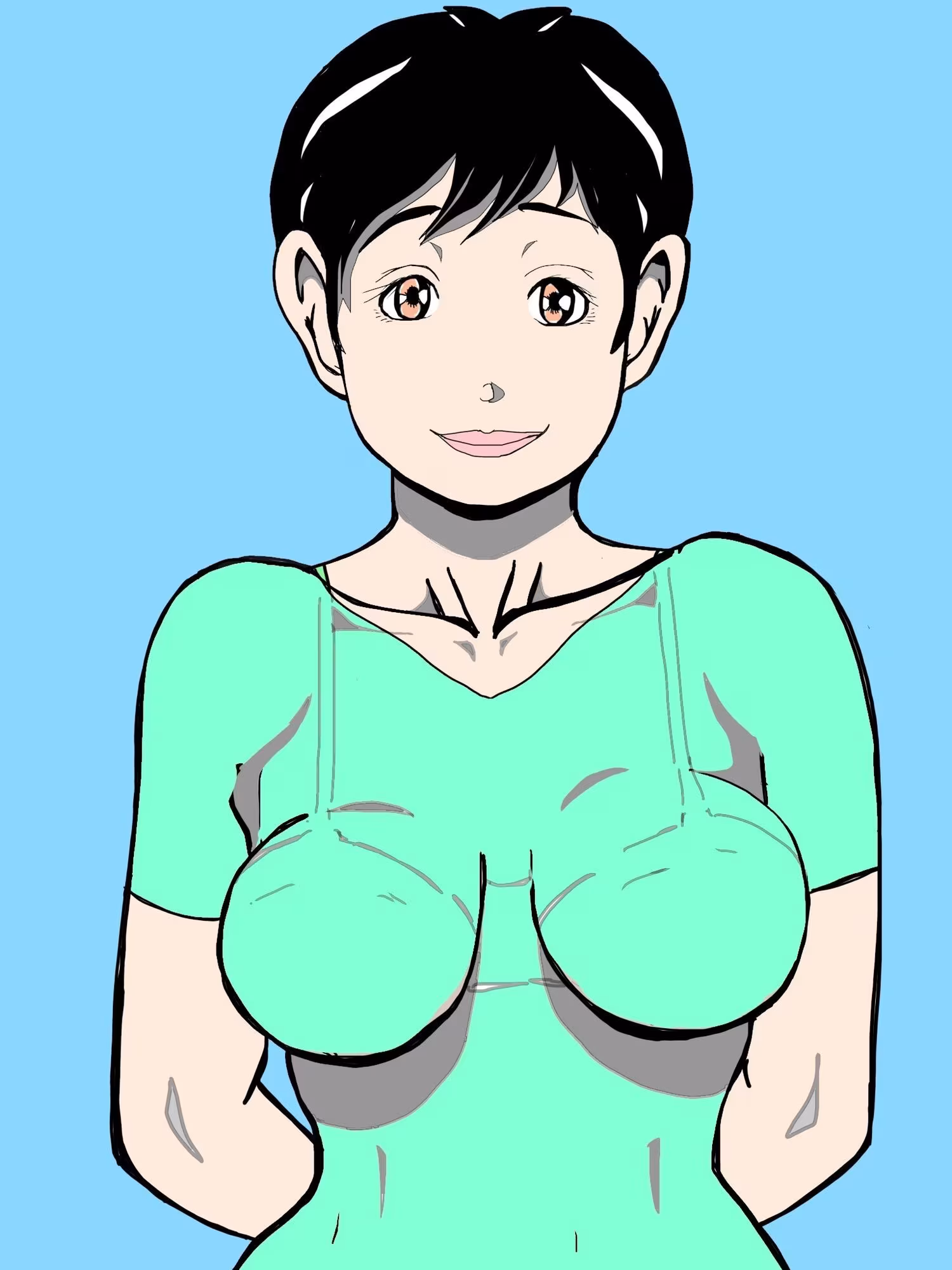 人妻近所の男たちと