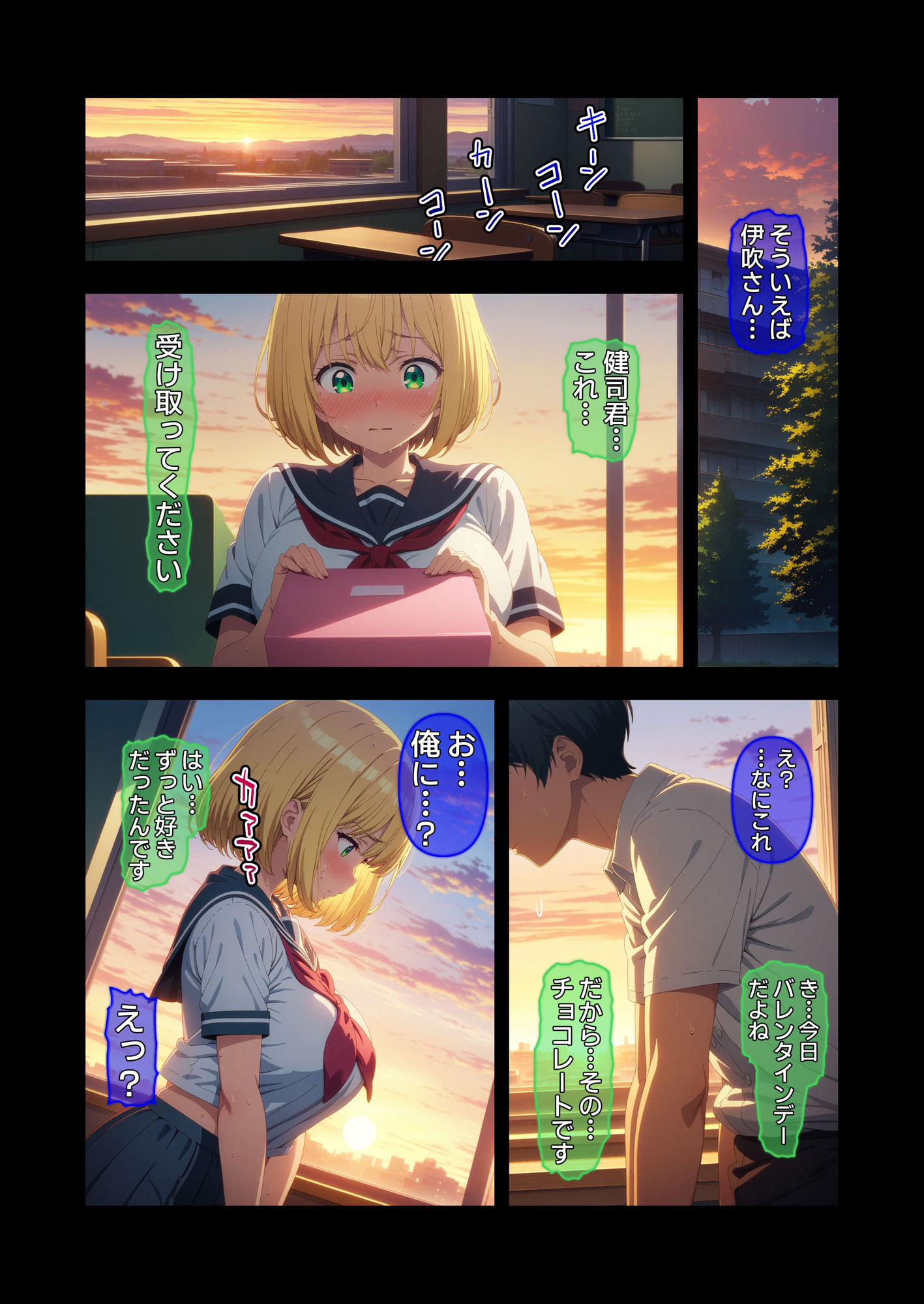 【漫画】びしょ濡レ〇プ02