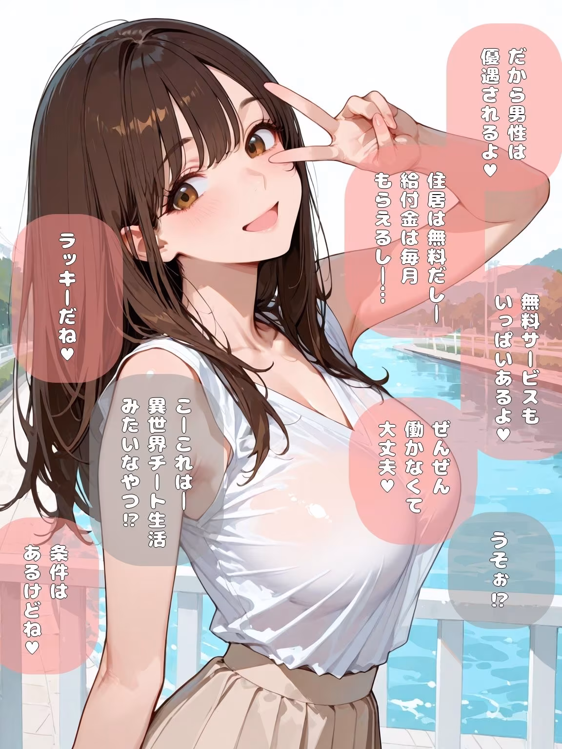 女性だらけの世界に転移してえっちなお姉さんにお世話される話