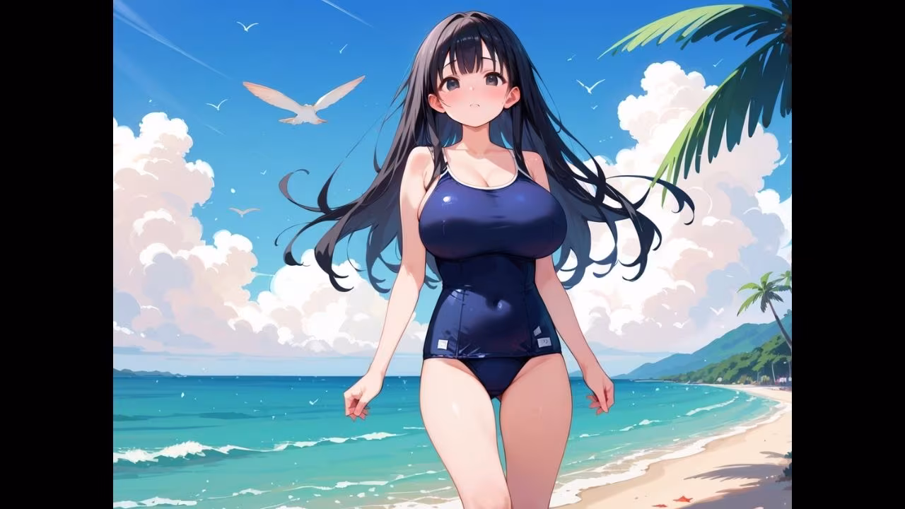スク水幼なじみと真夏の恋。
