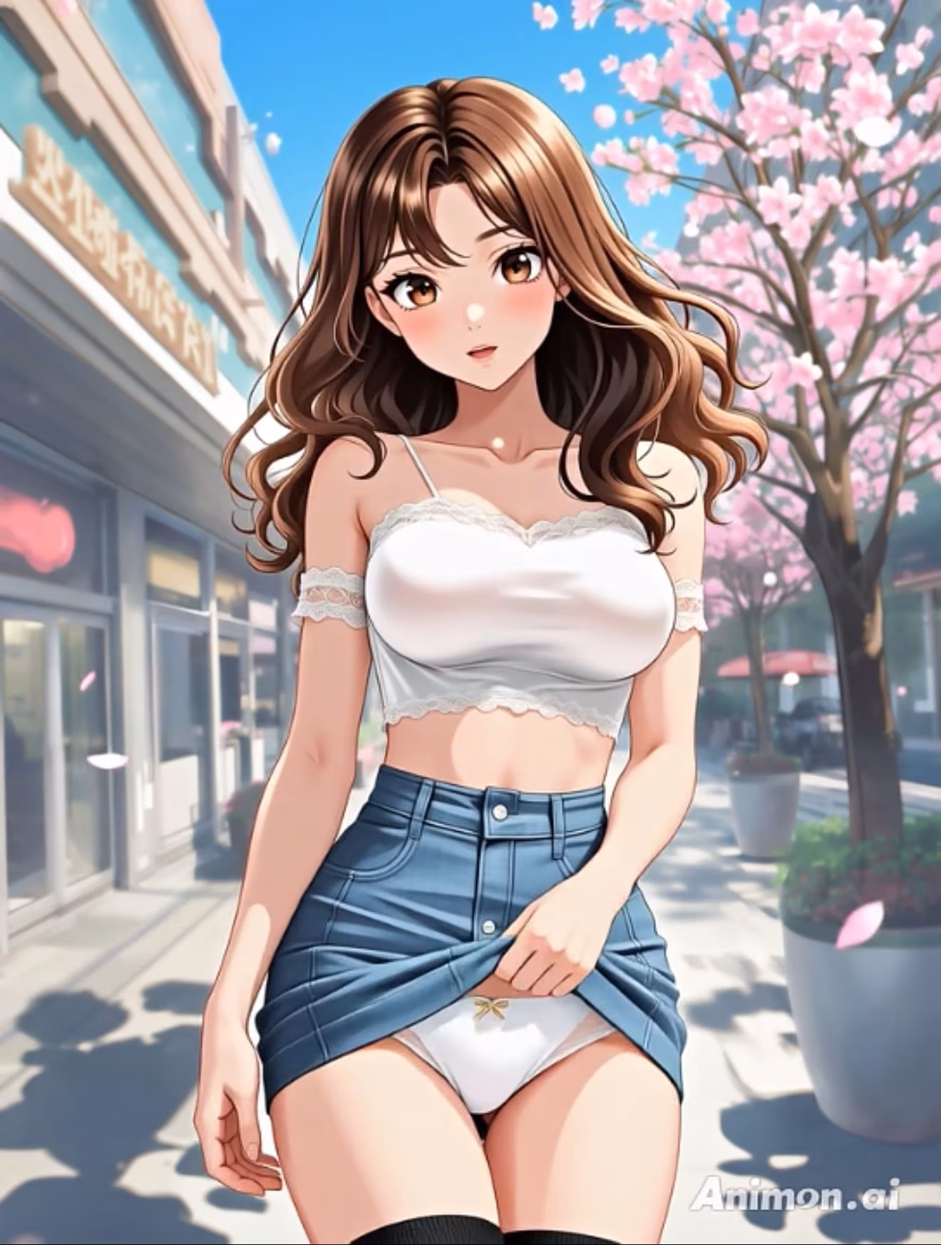 【アニメ3分58秒】ひたすらミニスカめくって生パンツ！ミニスカートや短パンを着たギャルさん30名以上がパンティーを見せようとしてくれます！白色、青色、桃色、黒色・・・十人十色！大胆な女の子から、ツンデレでほとんど見せてくれない女の子まで！