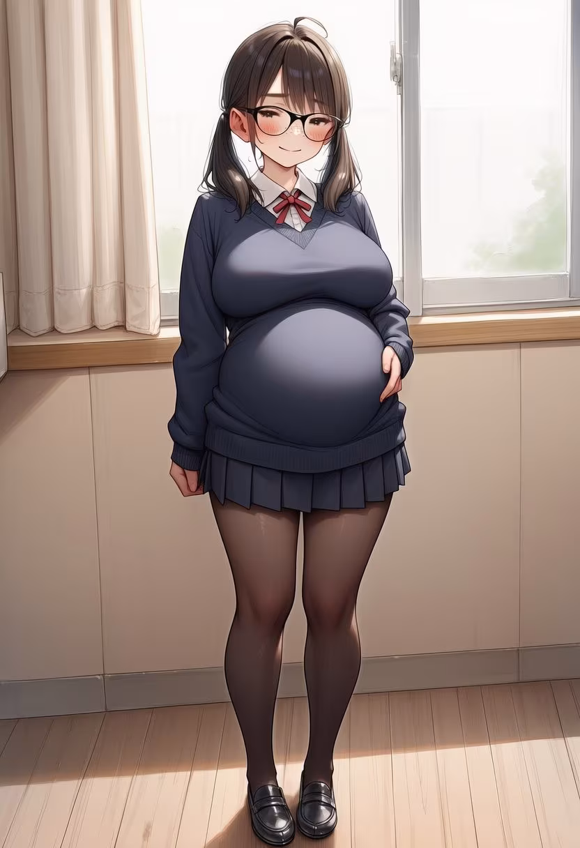 幼なじみ地味子とsexして妊娠させて出産させてを2回