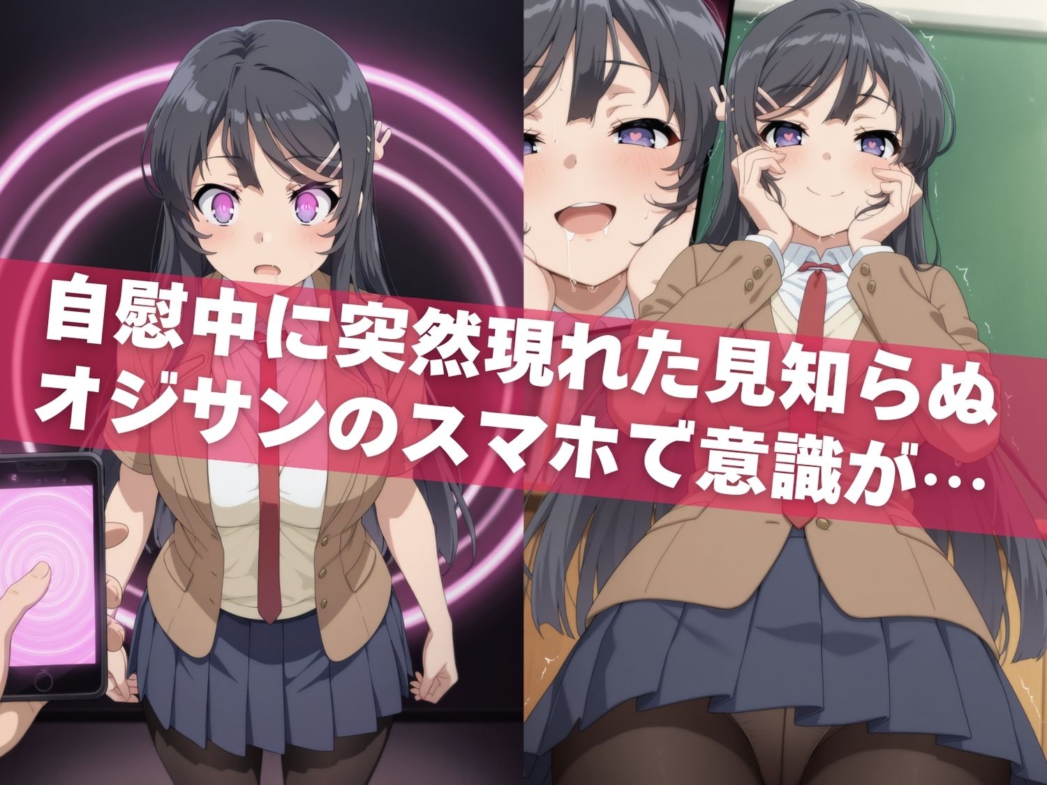 オナニー覗かれ、寝取られて  青春●タ野郎はバニーガール先輩の夢を見ない 〜 学校編 〜