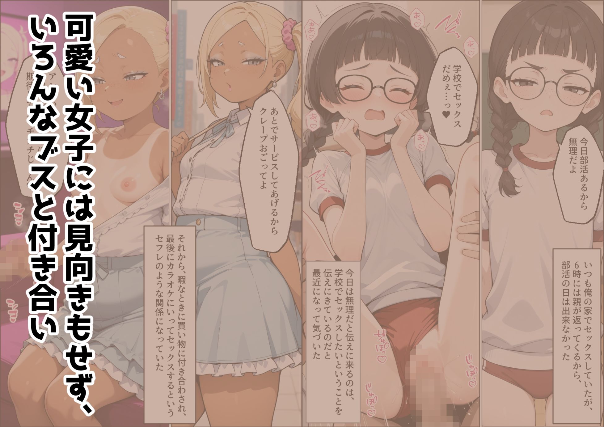 【NTR】淫乱ブス達とSEXしまくった結果w