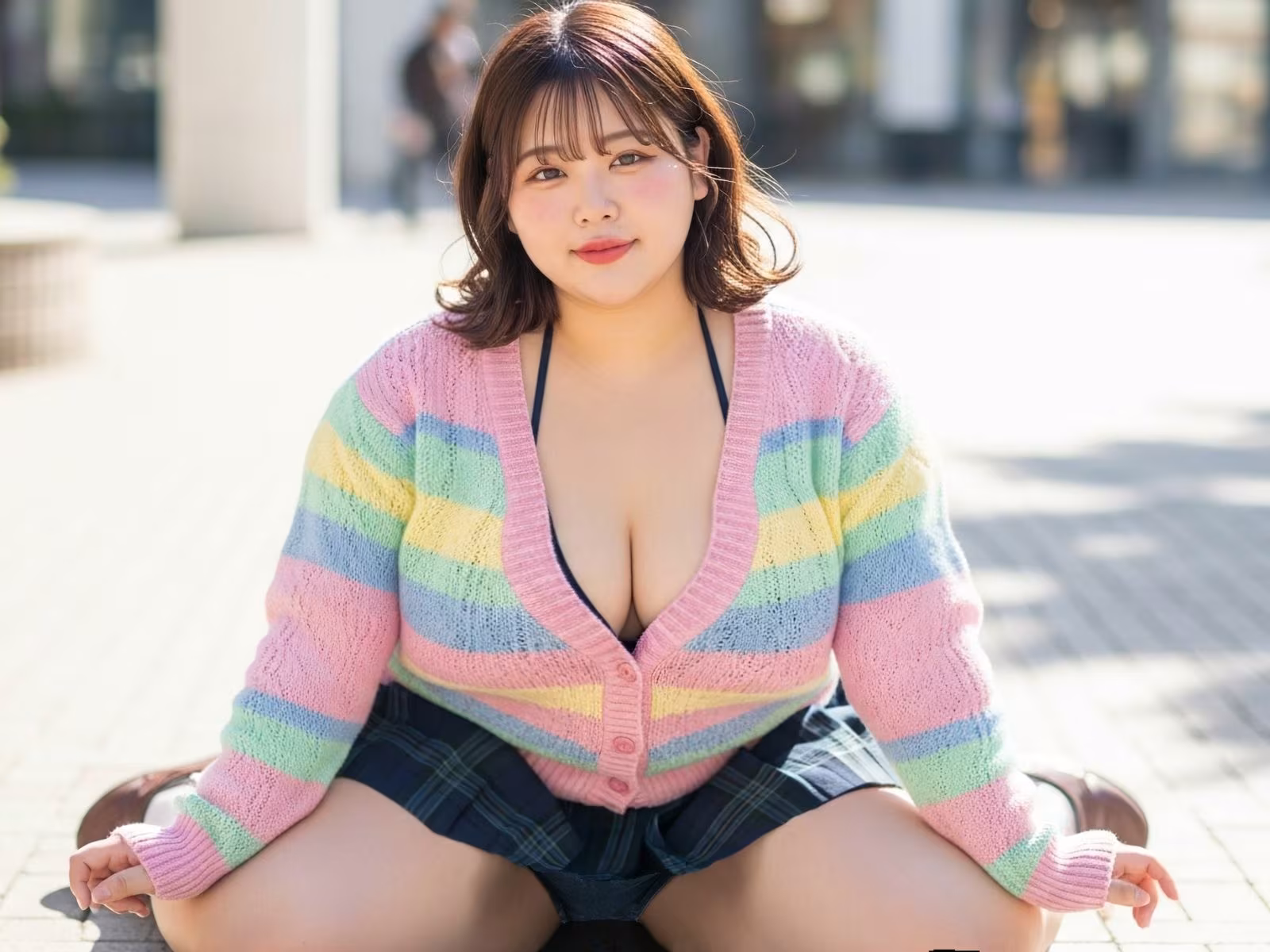 【フェチ】ぽっちゃり×パンチラ 〜無防備な誘惑〜