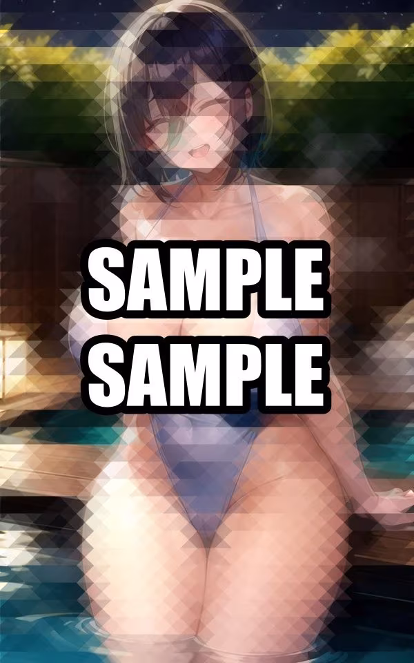 温泉のリラックス美女イラスト集