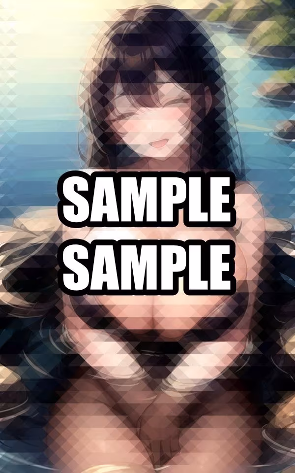 温泉のリラックス美女イラスト集