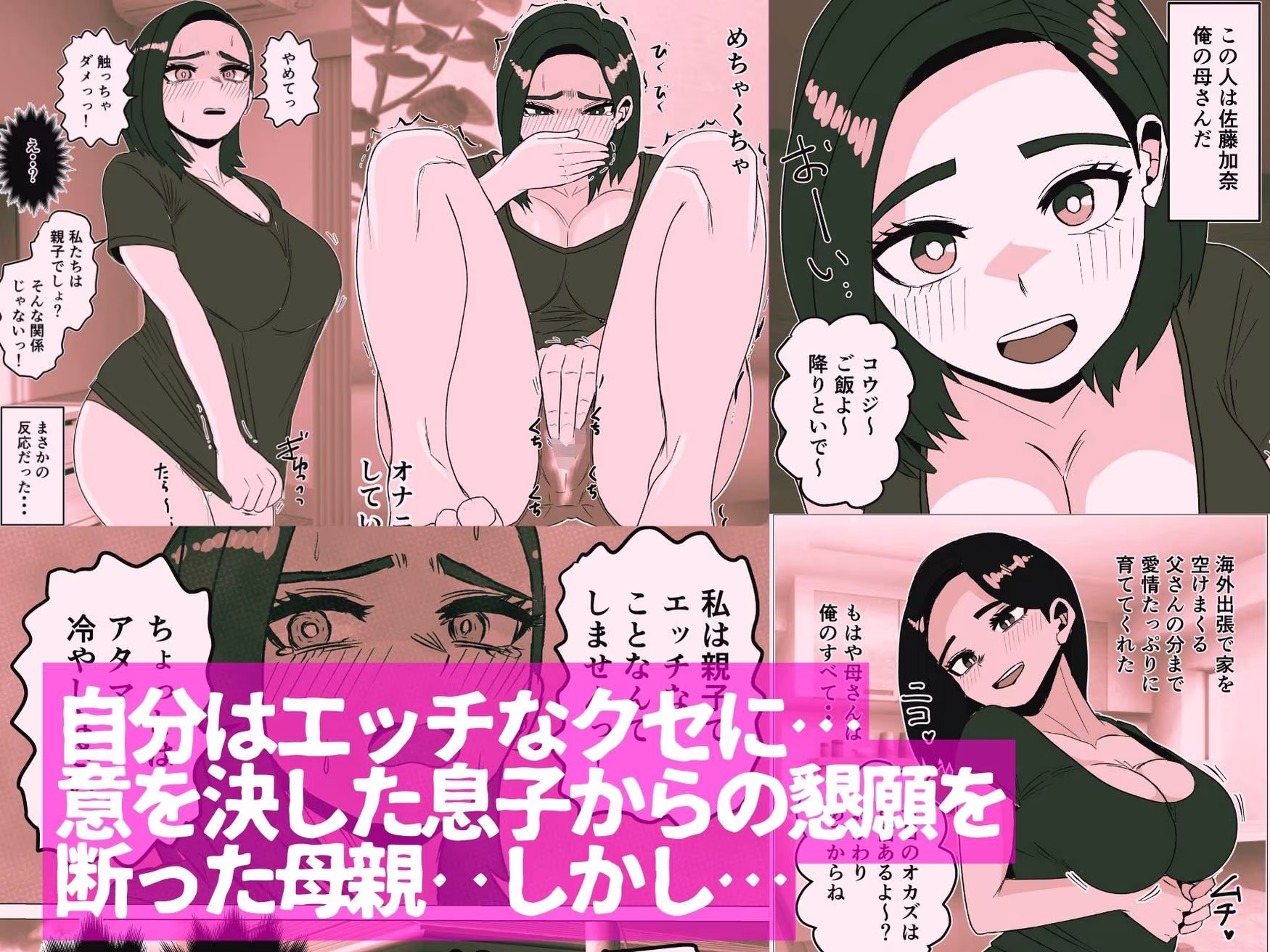 息子からのエッチの誘いを断って悩む母親の話