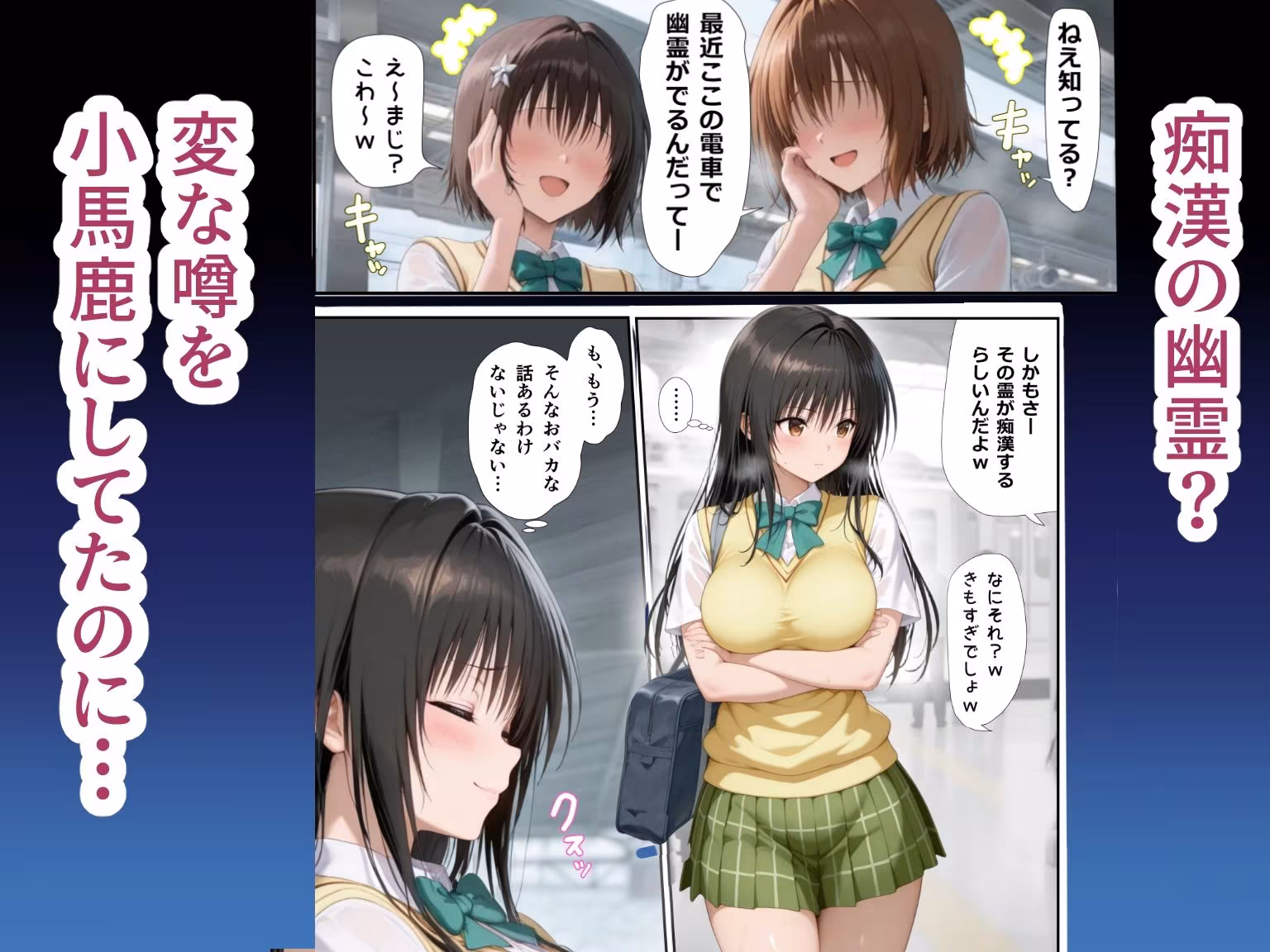 幽霊電車で目を付けられて無理やり痴◯霊プ