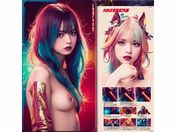 過激系美女！ジャケット風アート風写真集！