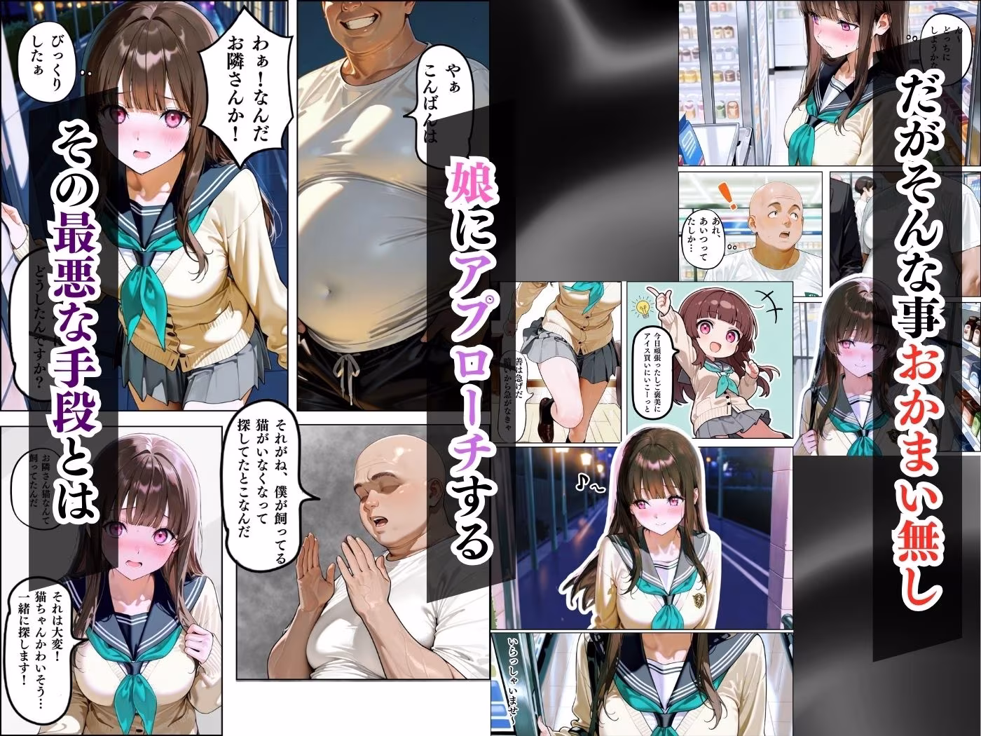 隣人種付け〜母の次は娘も アクメ管理で迎える絶頂〜