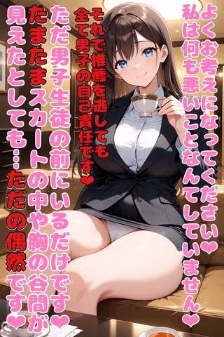 性格最悪女教師に誘惑されて大事な試験を台無しにされる