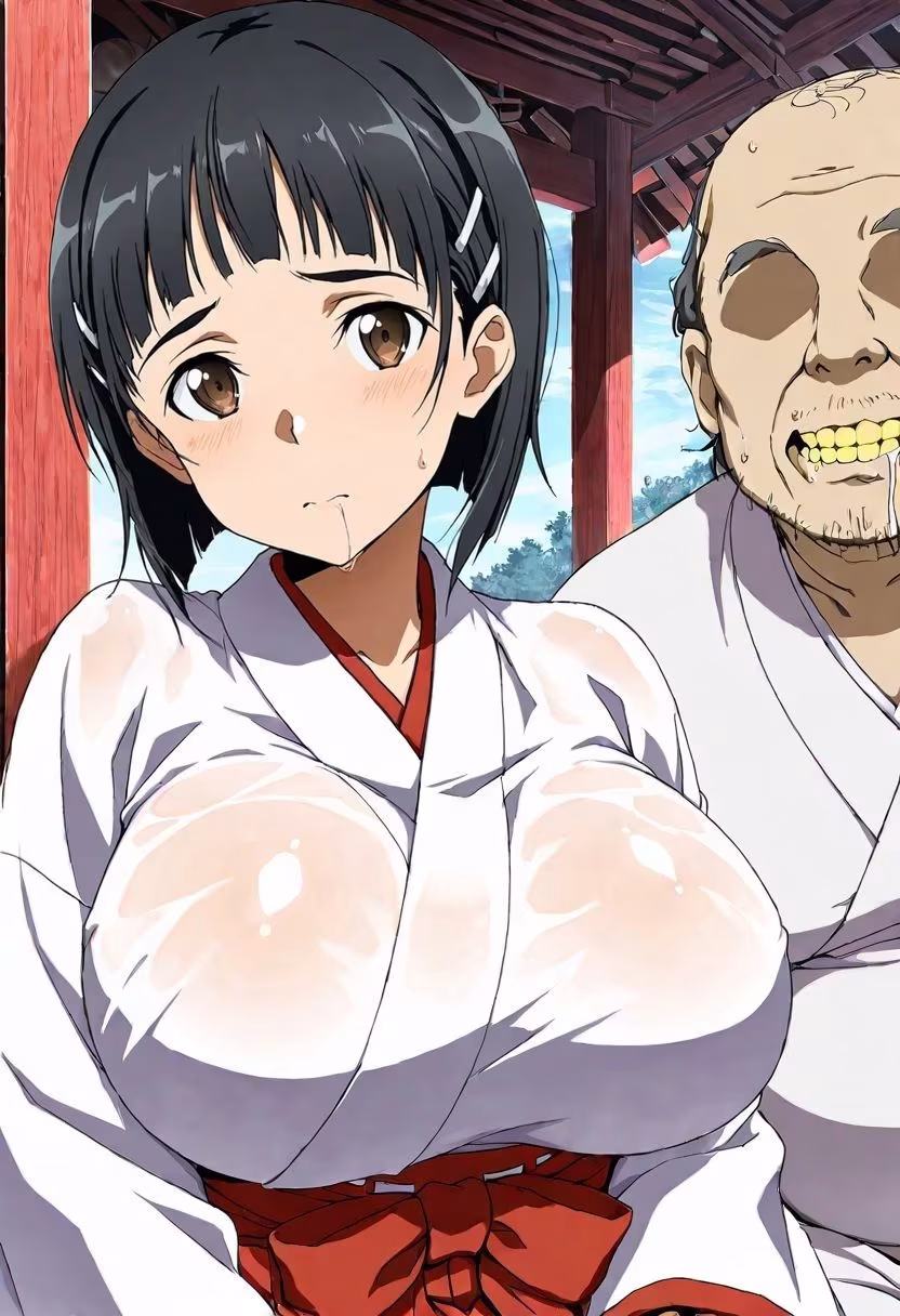 巫女バイトしてみたがバイト終わりの裏の仕事。。。〜桐ヶ谷〇葉〜