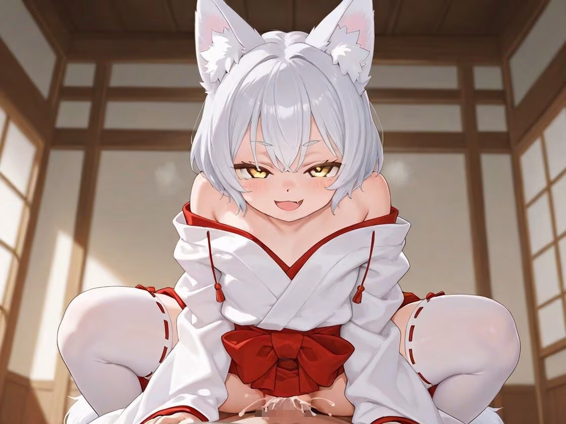 【KU100】アゲマン銀髪のじゃ〇リ妖狐がキツキツまんこで逆レしてきます〜俺が社長になるまでのサクセスストーリー〜【けもみみ/ファンタジー】