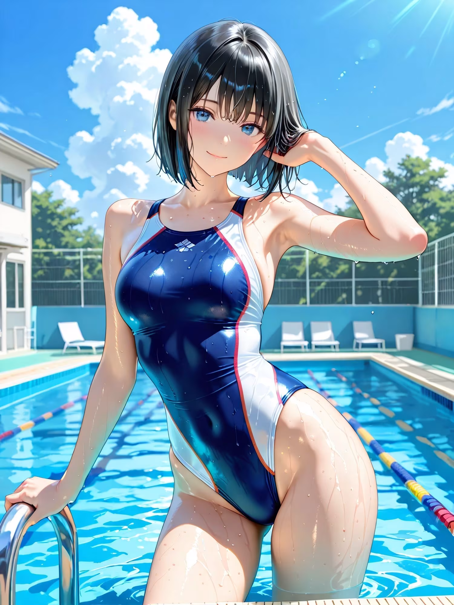 競泳水着の女の子4