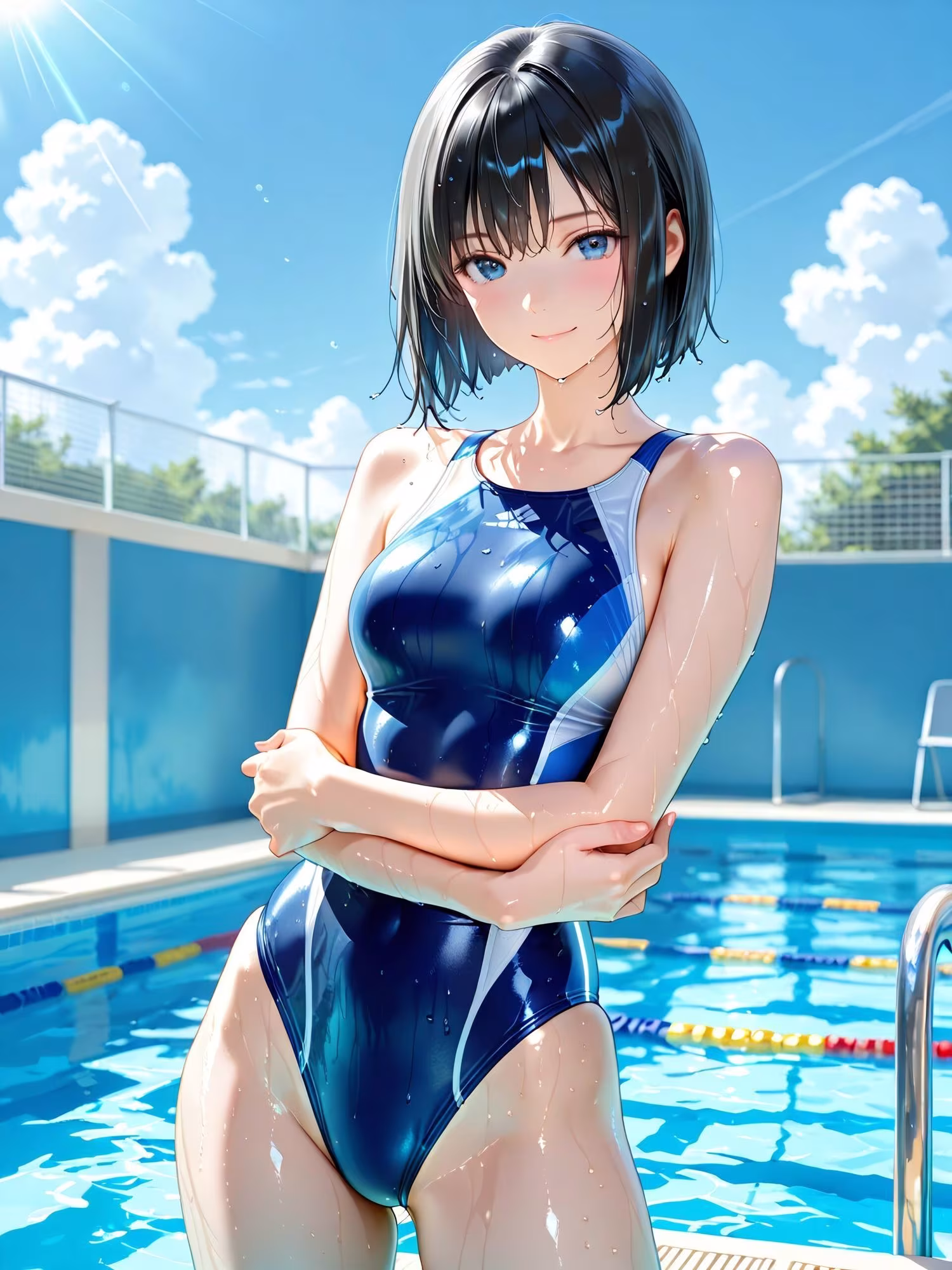 競泳水着の女の子4