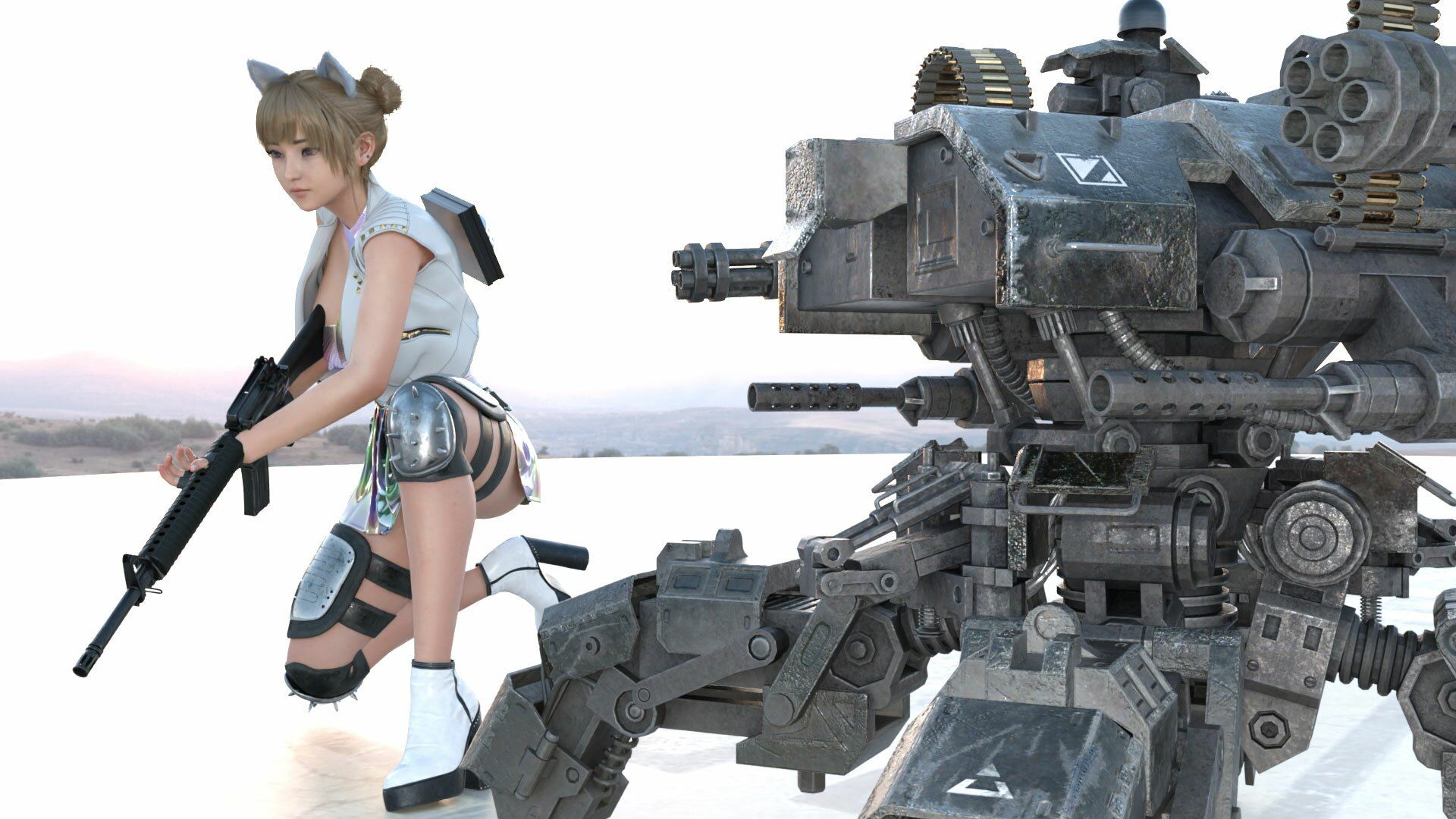 【▲100】廻里が主人公のMMORPG『編隊コレクション:Re』ゲーム動画（Vol.18:ゾンビの集団によるレ○プ被害に遭ってしまう:背面座位でおっぱい丸出し！！）