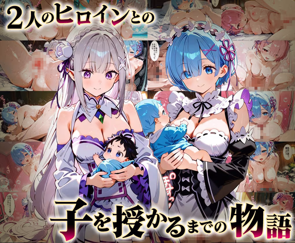 「生まれてきてよかった…」催●支配アプリで支配された2人のヒロインと‘家族’になるまでの話。_リゼロ総集編