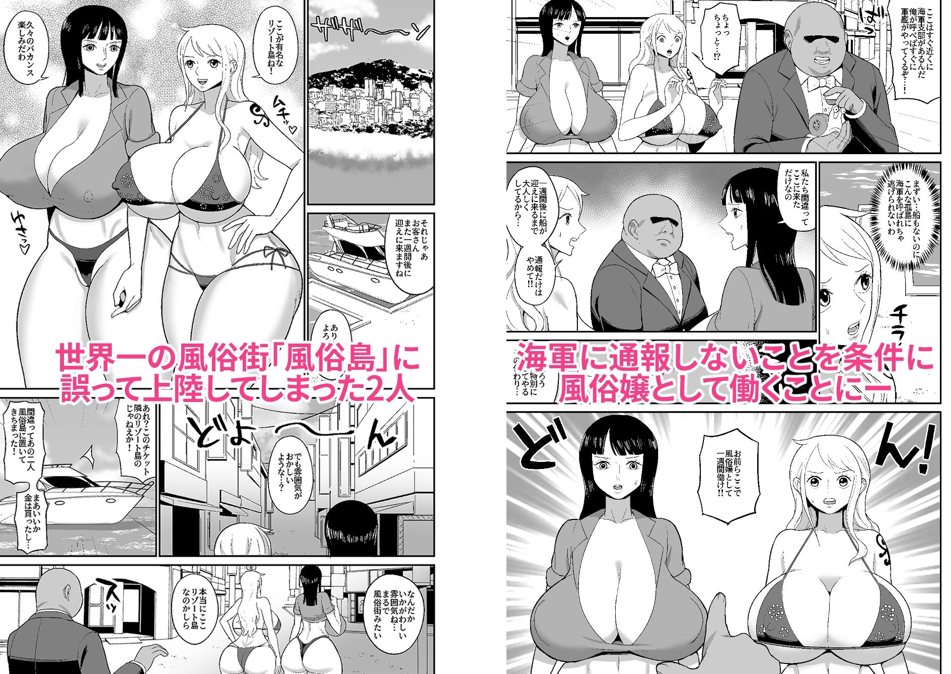 一億ベリー稼ぐまで出られない風俗島