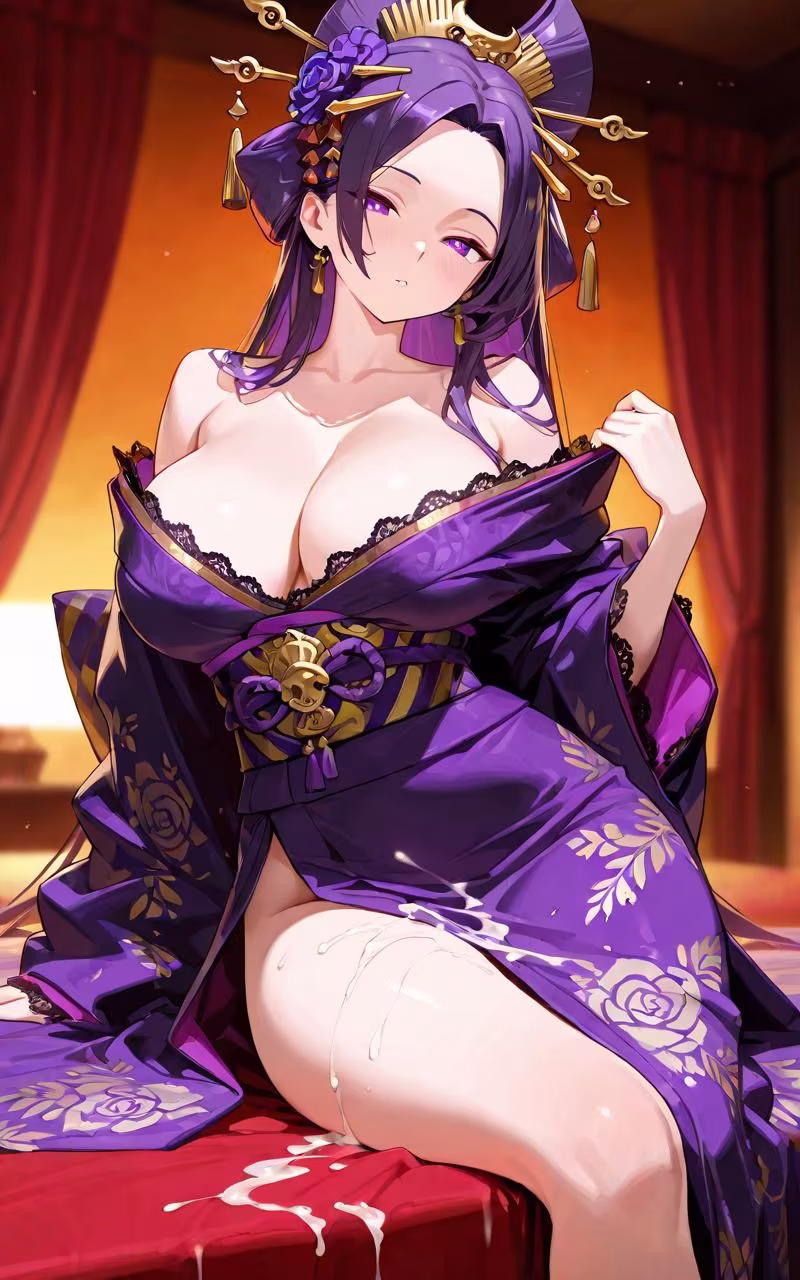 みんなの花魁でなくなった夜 ー紫の花魁は、僕だけに微笑むー