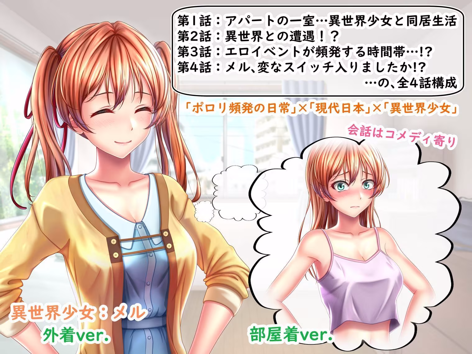 ポロリ頻発！？異世界少女と同居はじめました！〜ポロリが多くて目のやり場に困り…いや、凝視します！〜