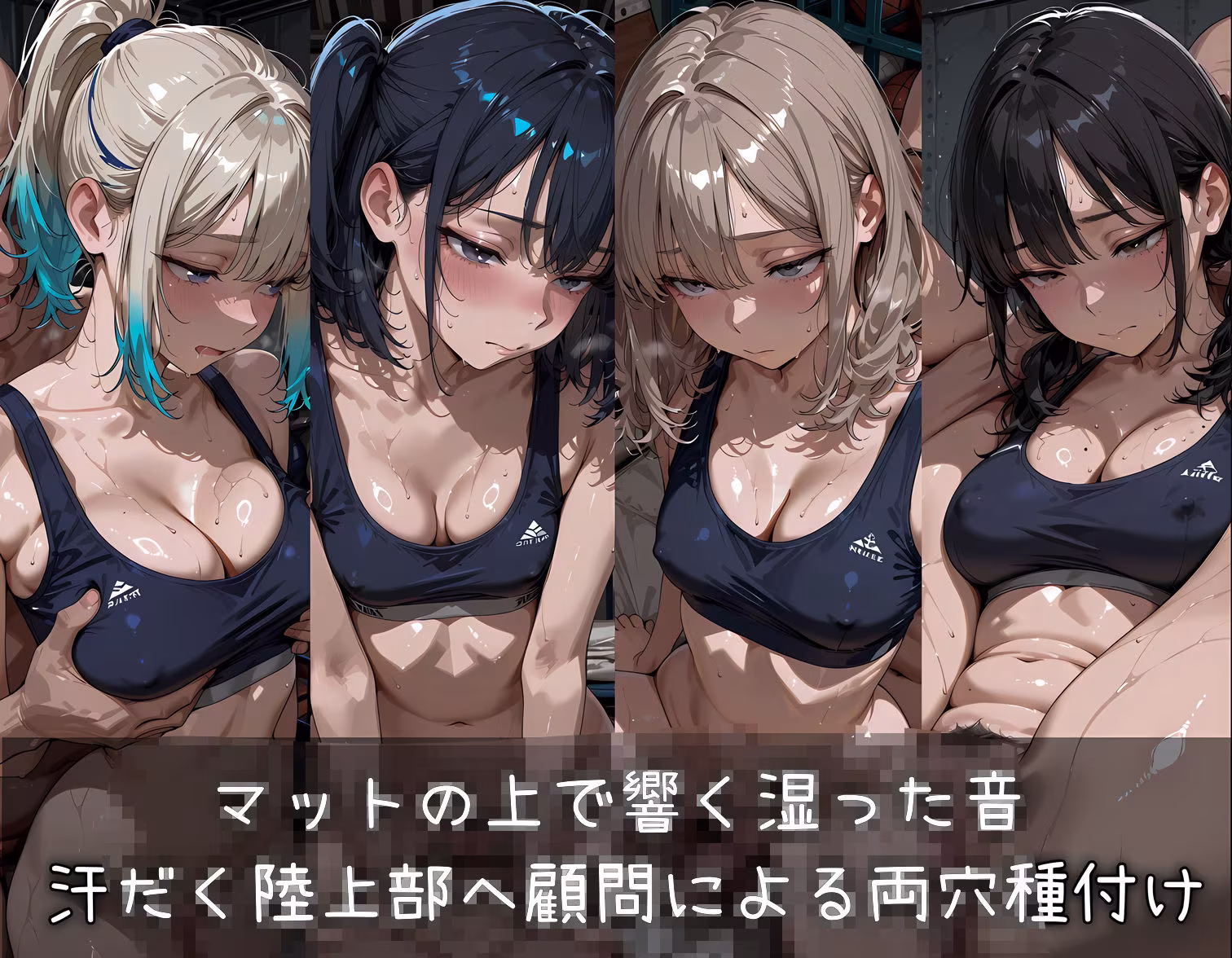 顧問に抱かれる陸上部